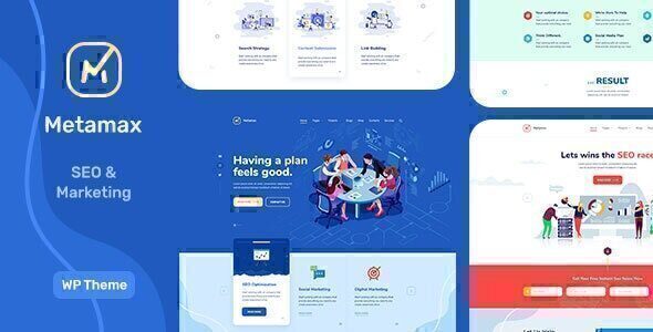 MetaMax SEO优化营销WordPress模板